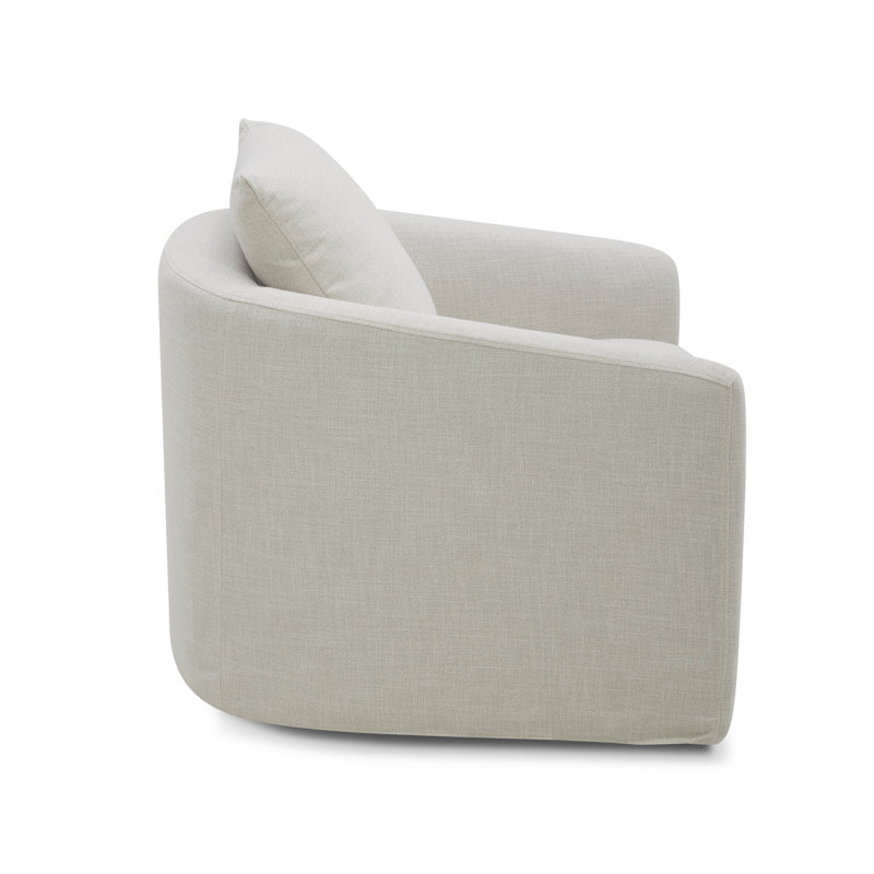 Menta Upholstered Swivel Barrel Chair & Reviews Joss & Main